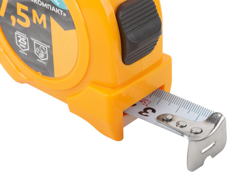  Рулетка Компакт 7.5мх25мм MOS 16993М фото в каталоге от BTSprom.by
