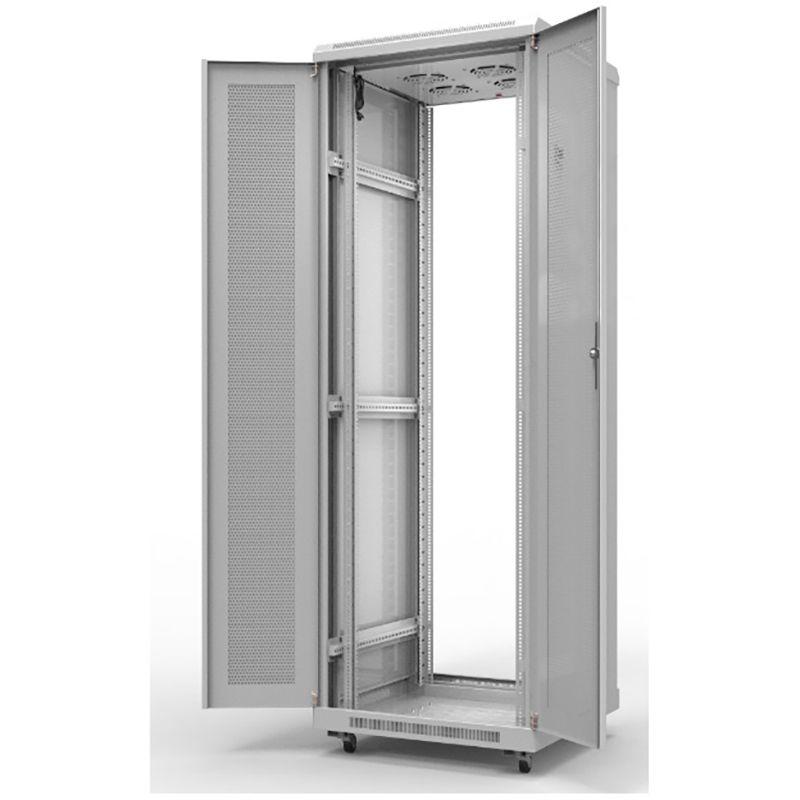 шкаф напольный standart 19дюйм 42u 600х800мм передн. и задн. распашные перфорир. двери ral 7035 rexant 04-2361 от BTSprom.by