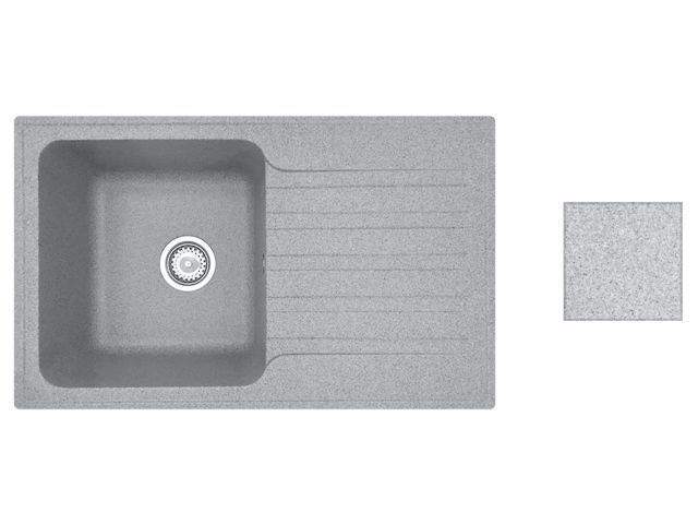 мойка кухонная из искусственного камня art серый 770х475 мм, av engineering от BTSprom.by
