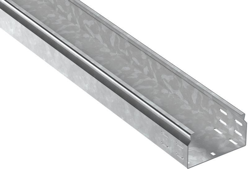 Лоток листовой неперфорир. 80х150 L2500 сталь 2.0мм HDZ ESCA 7 IEK CLN10-080-150-200-D25-HDZ от BTSprom.by