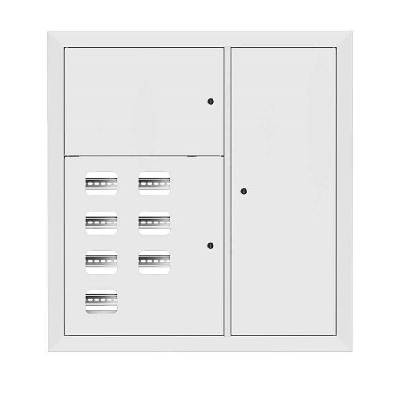щит этажный 7кв. ral9003 (1000х950х160) basic ekf mb28-v-7-r9003 от BTSprom.by
