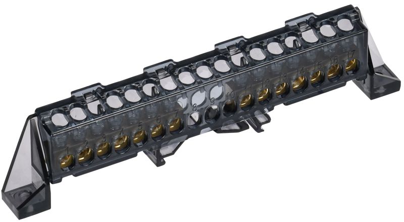 шина нулевая n в комб. изол. "стойка" 6х9-7+7-ч tekfor iek tf-nn10-77-dp-k02 от BTSprom.by