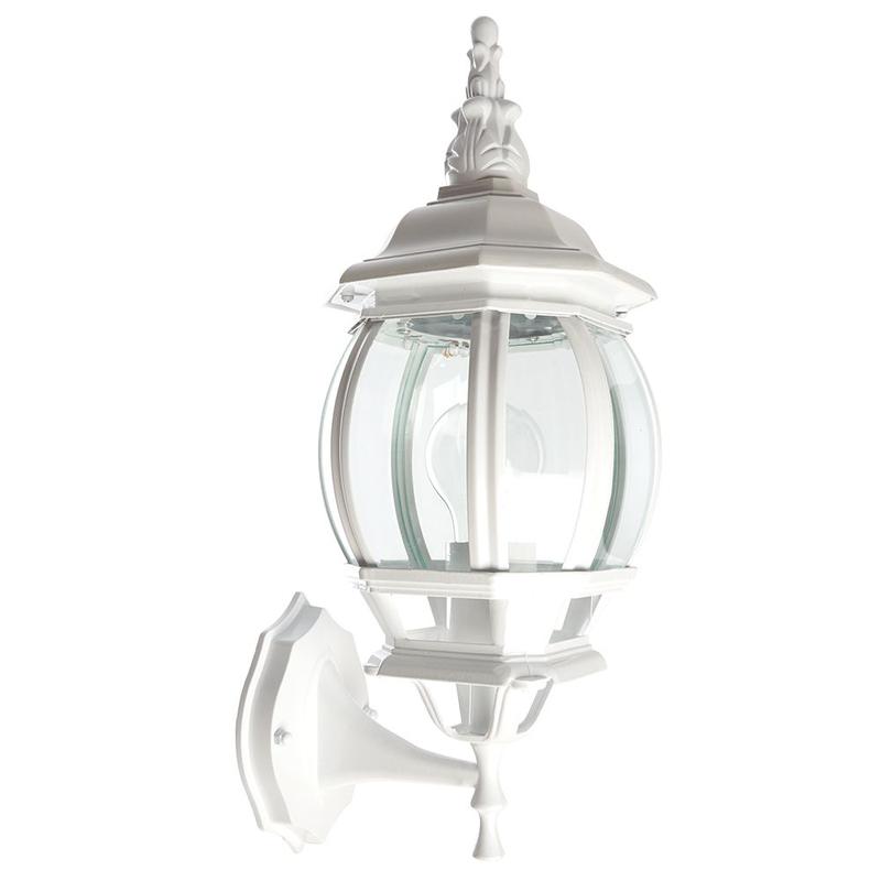 светильник садово-парковый 100вт 230в e27 бел. 8101/pl8101 (на стену вверх) feron 11095 от BTSprom.by