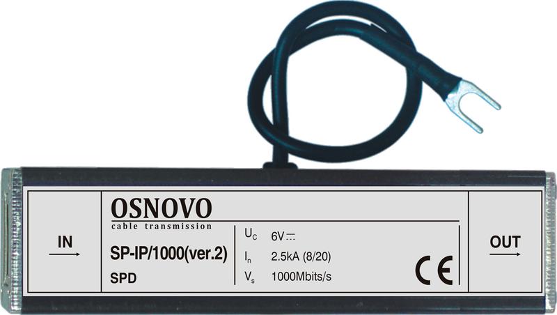 устройство грозозащиты sp-ip/1000(ver.2) для локал. вычислит. сети osnovo 11353 от BTSprom.by