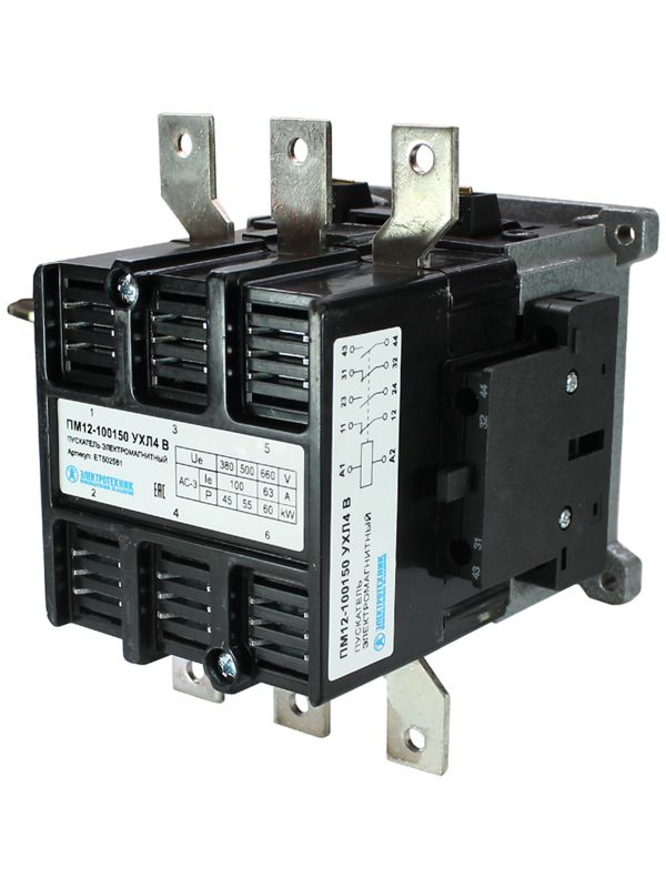 пускатель пм 12-100150 ухл4 в 100а кат. 220в ac 2но+2нз электротехник et502581 от BTSprom.by