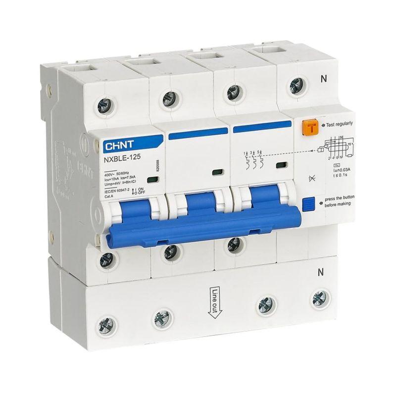 выключатель автоматический дифференциального тока c 100а 100ма тип ac 10ка nxble-125 3p+n электронный (r) chint 820606 от BTSprom.by выключатель автоматический дифференциального тока c 100а 100ма тип ac 10ка nxble-125 3p+n электронный (r) chint 820606 от BTSprom.by