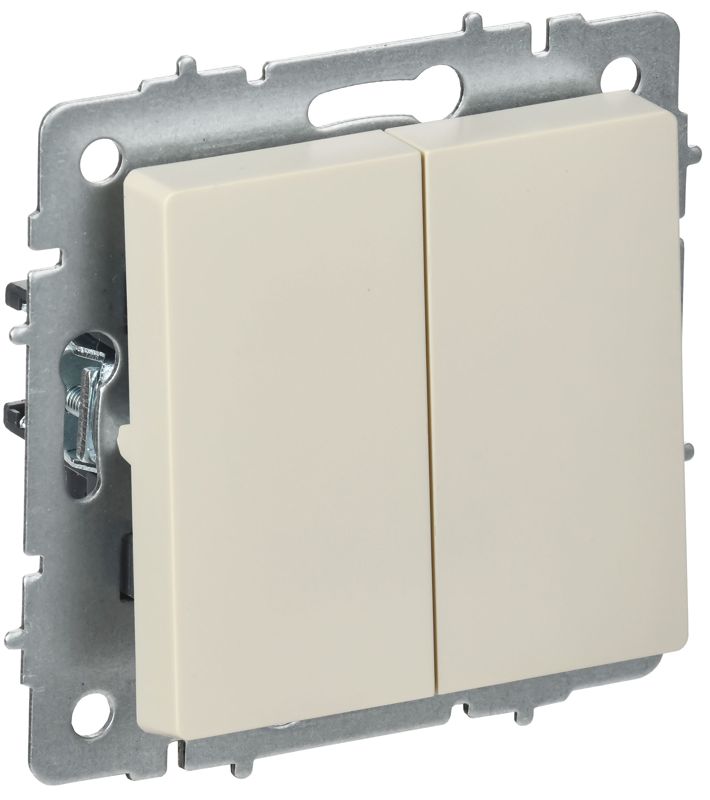 выключатель перекрестный 2-кл. сп brite вс10-2-3-бркр 10а механизм беж. iek br-v23-0-10-k10 от BTSprom.by