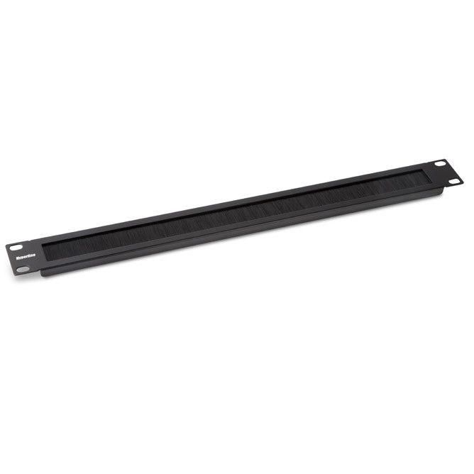 фальш-панель bpb19-1u-ral9005 на 1u с щеточным вводом черн. (ral 9005) hyperline 52601 от BTSprom.by