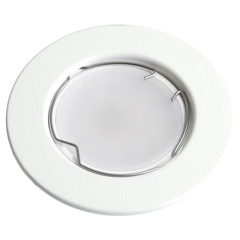 светильник потолочный встраиваемый dl10 mr16 50вт g5.3 бел. матов. feron 48463 от BTSprom.by