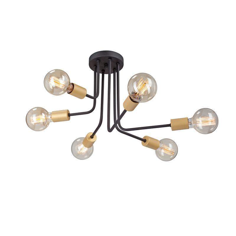  Люстра 6xE27 макс. 40Вт Vitaluce V4957-1/6PL фото в каталоге от BTSprom.by