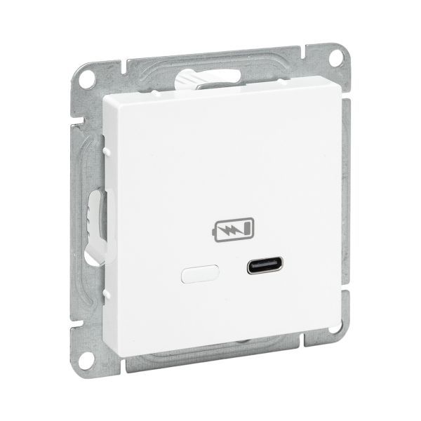 розетка сп эпика usb-с быстрая механизм бел. ekf up1-sow-usbcf от BTSprom.by