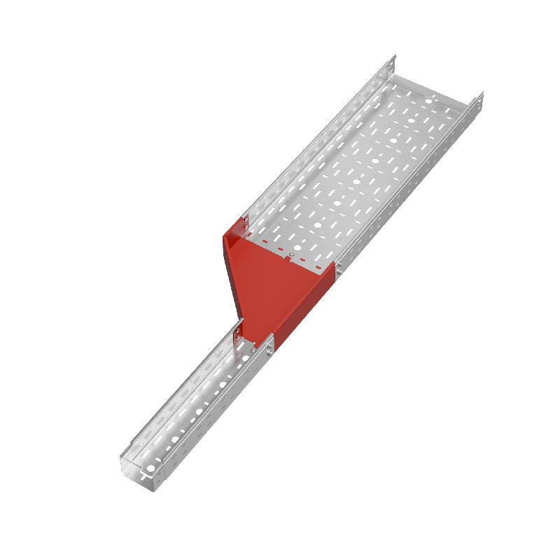 Переходник для лотка левый 80х100-300 сталь 1мм "ПЛЮС" PDplus80-100-300-L HD КМ PL1646 фото в каталоге от BTSprom.by