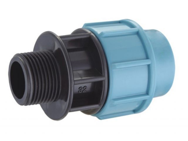 ниппель пэ 40 х 1 1/4" нар., av engineering (полипропилен, макс.  16 бар, макс.  40 °с) ave10640114 от BTSprom.by