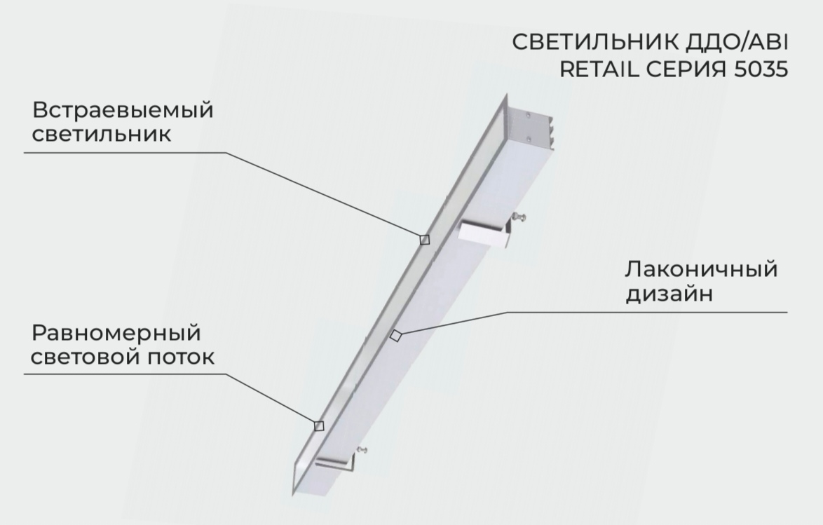 светильник ддо/авi retail 04/32 вт серия 5035 от BTSprom.by