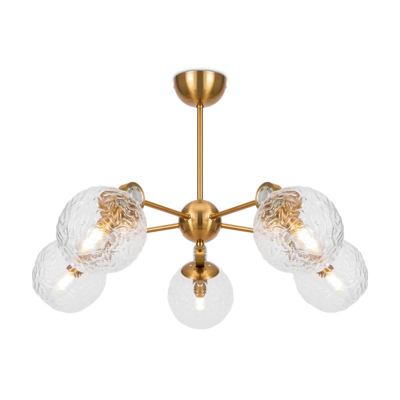 светильник mellow 40вт e14х5 ip20 подвесной freya fr5264pl-05bs от BTSprom.by