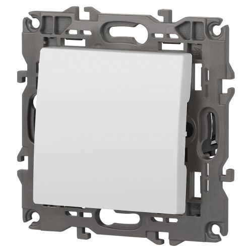  Кнопка Elegance 250В 10АХ бел. матов. 14-1111-01М Эра Б0065810 фото в каталоге от BTSprom.by