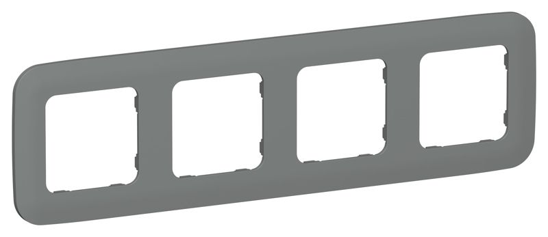 рамка 4-м сп flite ру-4-а-флма мокрый асфальт iek fi-m42-31-20-k80 от BTSprom.by