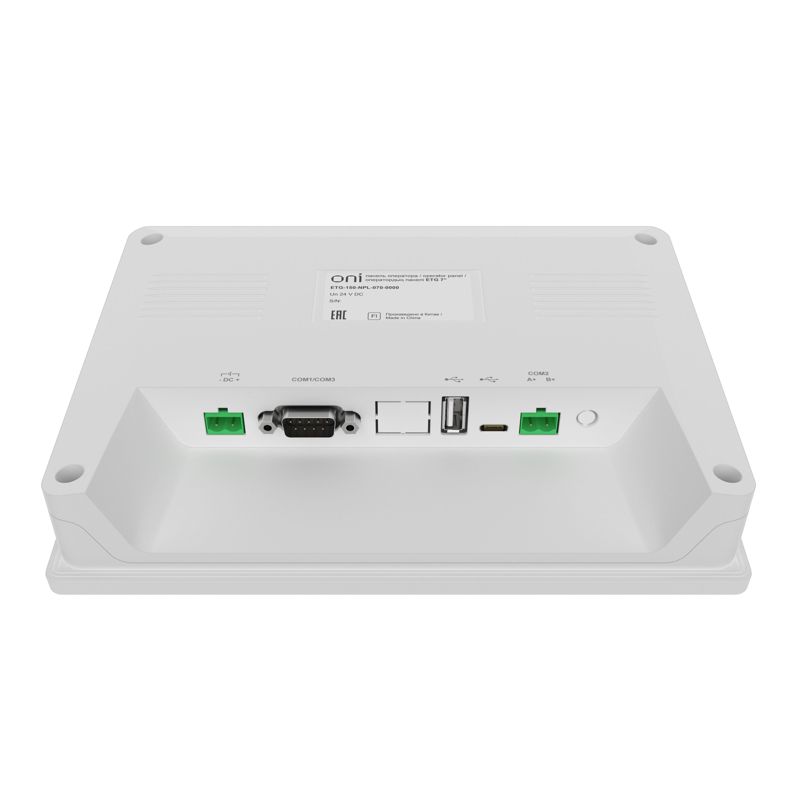  Панель оператора базовая ETG 7дюйм эконом ONI ETG-150-NPL-070-0000 фото в каталоге от BTSprom.by