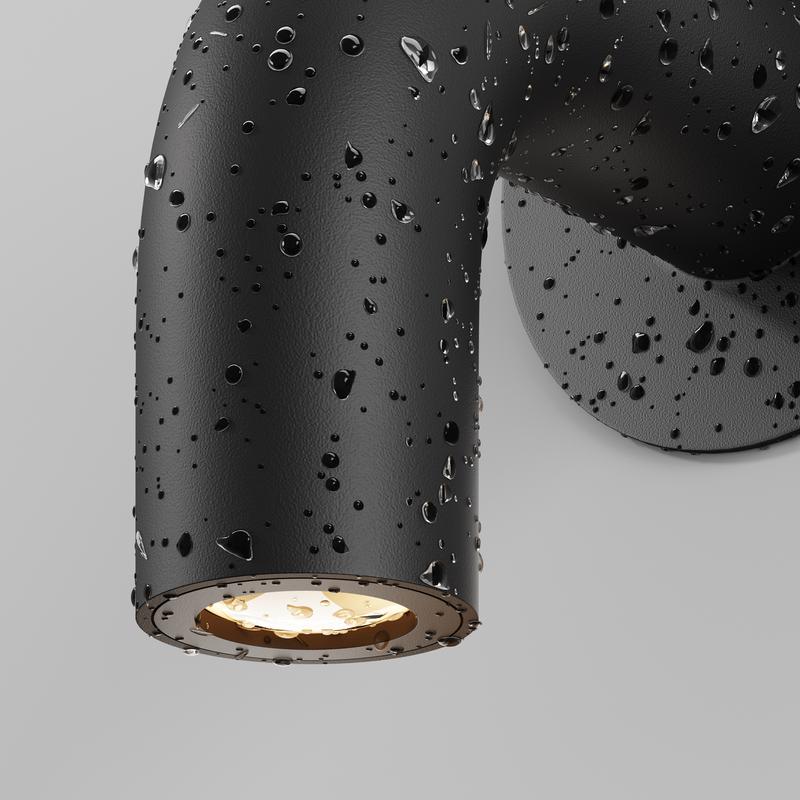  Светильник Sleek 2Вт 3000К IP65 бра настен. Maytoni O477WL-L2GF3K фото в каталоге от BTSprom.by