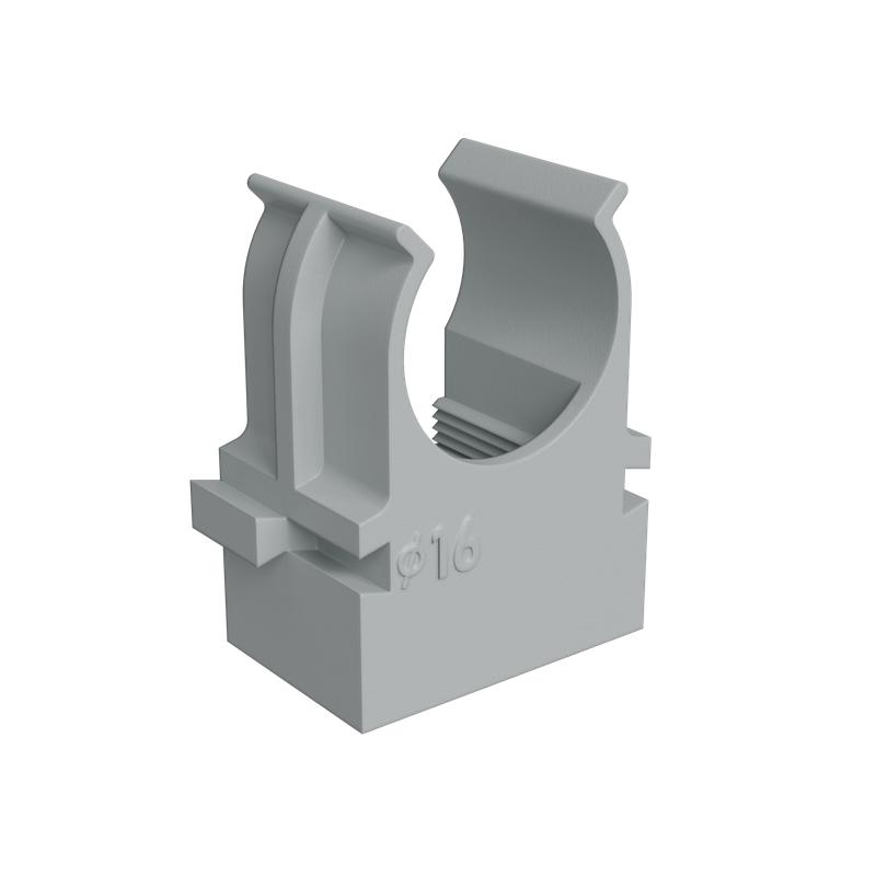 держатель для труб (клипса) km-kkpm-16 d16мм для прямого монтажа сер. (уп. 100шт) км lo67230 от BTSprom.by держатель для труб (клипса) km-kkpm-16 d16мм для прямого монтажа сер. (уп. 100шт) км lo67230 от BTSprom.by