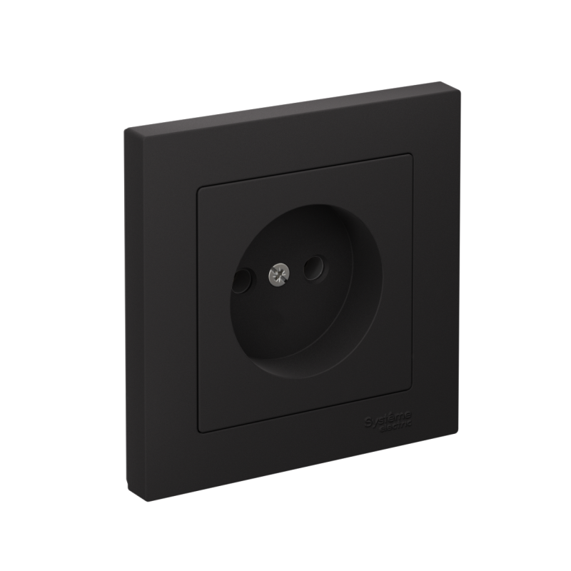 розетка atlasdesign 16а без заземл. быстрозажим. клем. в сборе карбон se atn001040s от BTSprom.by