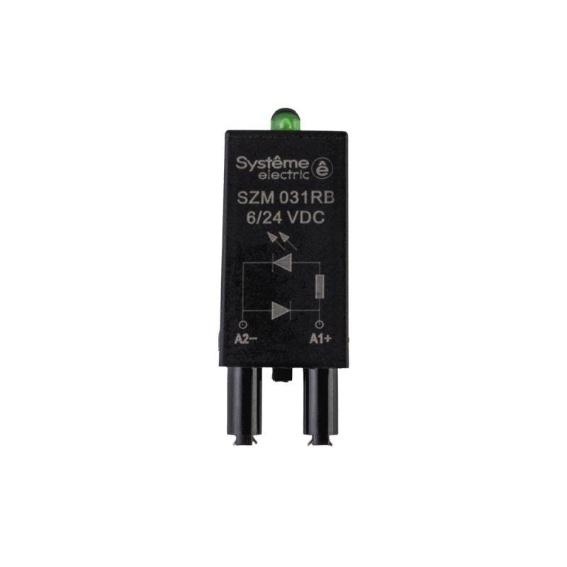 модуль защитный диод+led 6/24vdc se szm031rb от BTSprom.by
