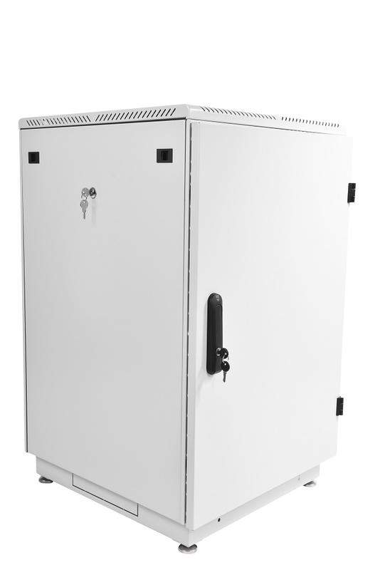 шкаф коммутационный напольный штк-м-18.6.8-3ааа 18u 600х800мм передн. двер. метал. задние двер. стальн. лист 2 боков. панел. 270кг 655мм 56.4кг 180град. 960мм сер. цмо 1363180 от BTSprom.by