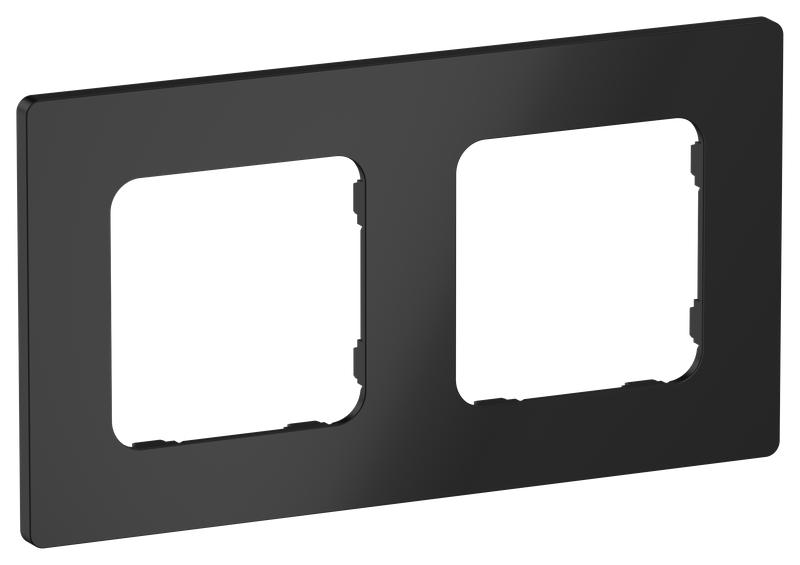 рамка 2-м сп flite ру-2-к-флч черн. iek fi-m22-32-20-k02 от BTSprom.by