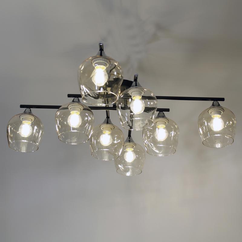  Светильник 11271В-4/8 (Плафон 8268) НПБ 01-8х60-109 Е27 ИУ черн. Элетех 1005404861 фото в каталоге от BTSprom.by