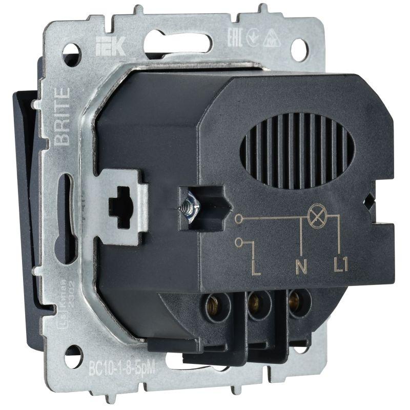  Выключатель карточный BRITE 30А ВС10-1-8-БрМ механизм маренго IEK BR-V11-0-10-K35 фото в каталоге от BTSprom.by