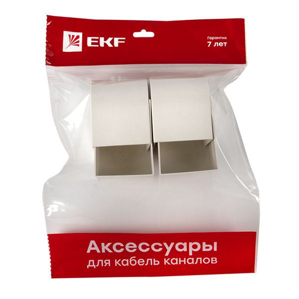  Заглушка 60х60 бел. Plast PROxima (уп.4шт) EKF ecw-60-60x4 фото в каталоге от BTSprom.by