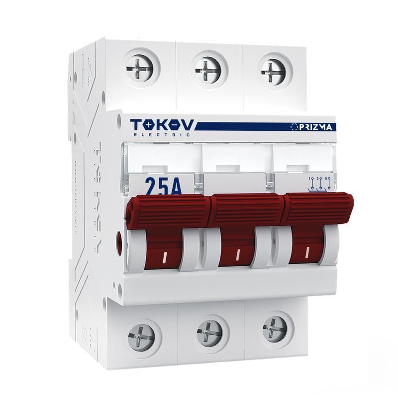 выключатель нагрузки модульный 3п 25а tokov electric tke-pz60-mdsi-3-25 от BTSprom.by