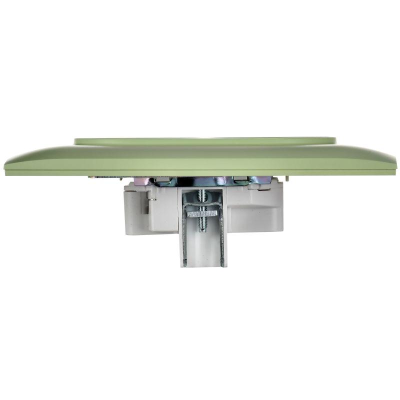  Розетка 2-м SKANDY 10А без заземл. защ. шторки в сборе SK-R09G мятный IEK SK-R23-10-K06-F фото в каталоге от BTSprom.by