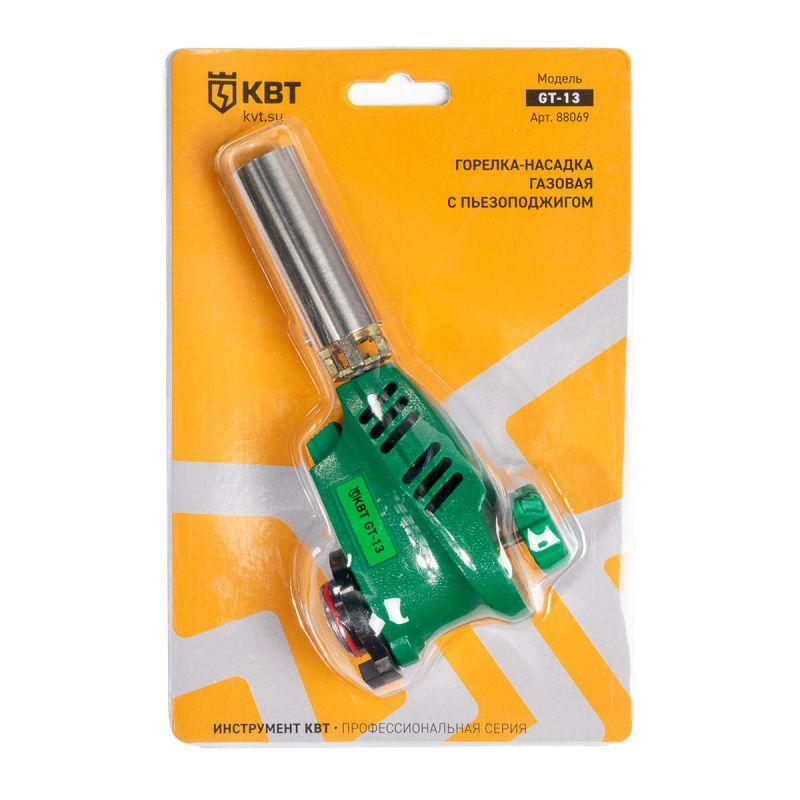  Горелка-насадка газовая с пьезоподжигом GT-13 КВТ 88069 фото в каталоге от BTSprom.by