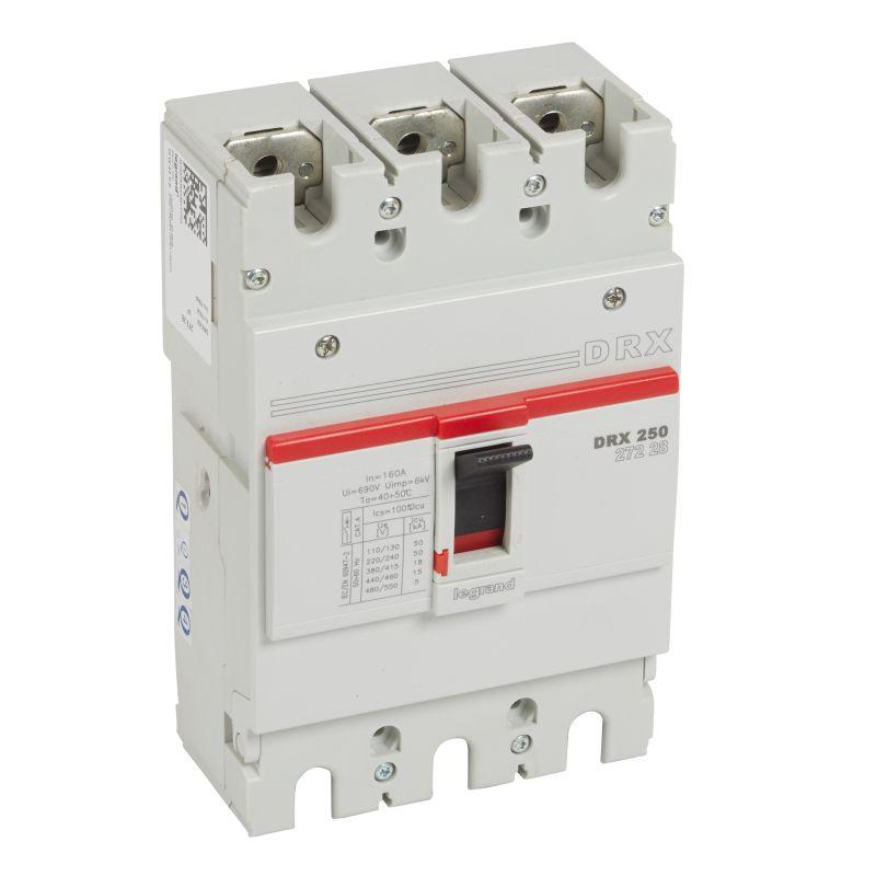 выключатель автоматический 3п 160а 18ка drx250 термомагнитн. расцеп. leg 027228 от BTSprom.by