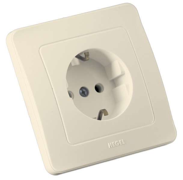 розетка 1-м сп мастер 16а ip20 250в с заземл. сл. кость hegel рс16-311-01 от BTSprom.by