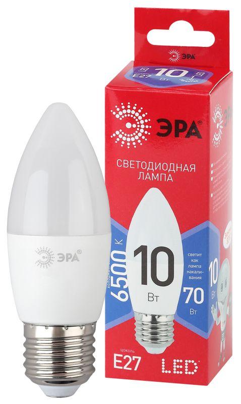 лампа светодиодная red line led b35-10w-865-e27 r 10вт b35 свеча 6500к холод. бел. e27 эра б0045338 от BTSprom.by