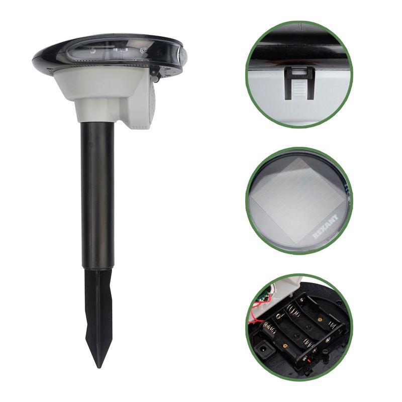  Отпугиватель звуковой животных с датчиком движения солнечная батарея Rexant 71-0079 фото в каталоге от BTSprom.by