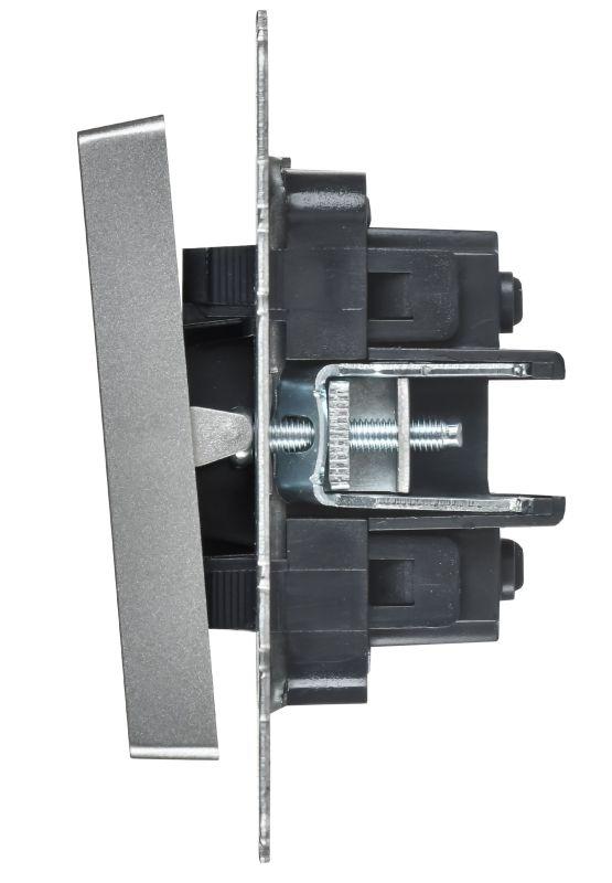  Выключатель перекрестный 2-кл. СП BRITE ВС10-2-3-БрА 10А механизм алюм. IEK BR-V23-0-10-K47 фото в каталоге от BTSprom.by