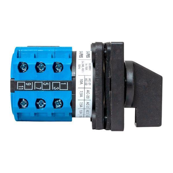  Переключатель кулачковый ПК-1-64 10А для вольтметра IP65 EKF pk-1-64-10-65 фото в каталоге от BTSprom.by