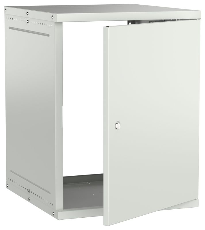 шкаф настенный 15u 600х650мм дверь метал. сер. generica lwe3-15u67-mf-g от BTSprom.by