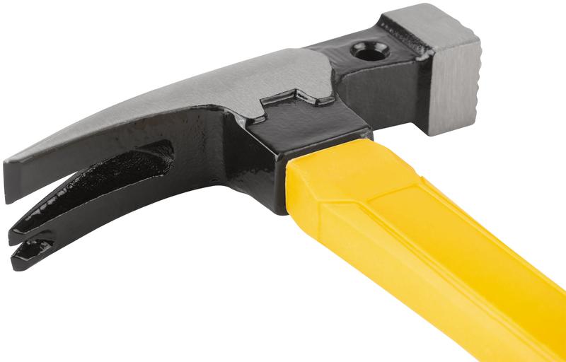  Молоток-гвоздодер 27мм 370г дополнит. гвоздодер; фибергласовая усилен. удлиненная ручка FIT 44750 фото в каталоге от BTSprom.by