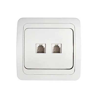розетка компьютерная 2-м сп classico rj45 бел. 2136 in home 4690612018300 от BTSprom.by