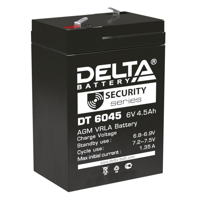 аккумулятор опс 6в 4.5а.ч dt 6045 delta 4614010040031 от BTSprom.by