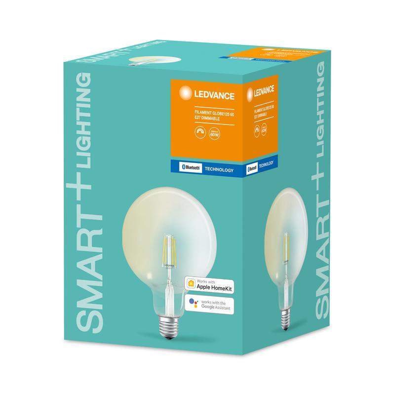 лампа светодиодная smart+ filament globe dimmable 60 6вт/2700к e27 ledvance 4058075208568 от BTSprom.by