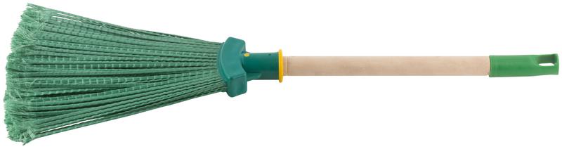  Веник пластиковый с деревянной ручкой 240х660мм КУРС 68075 фото в каталоге от BTSprom.by
