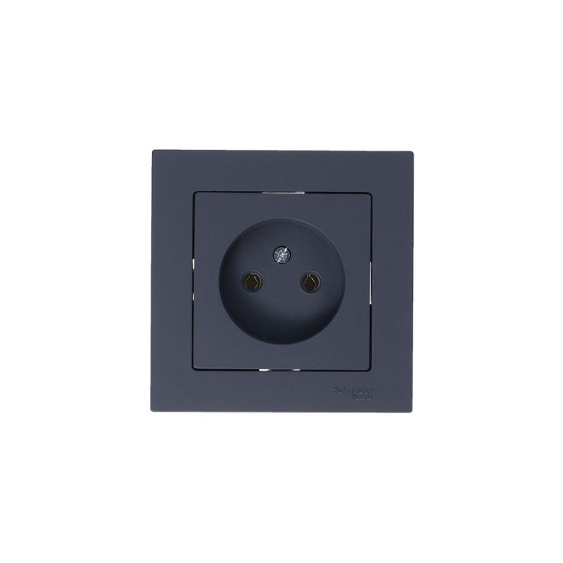  Розетка 1-м СП AtlasDesign 16А IP20 без заземл. без защ. шторок механизм грифель SE ATN000741 фото в каталоге от BTSprom.by