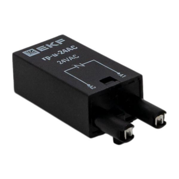  Модуль защитный с варистором 24В AC для промежуточных реле RP AVERES EKF rp-u-24AC фото в каталоге от BTSprom.by