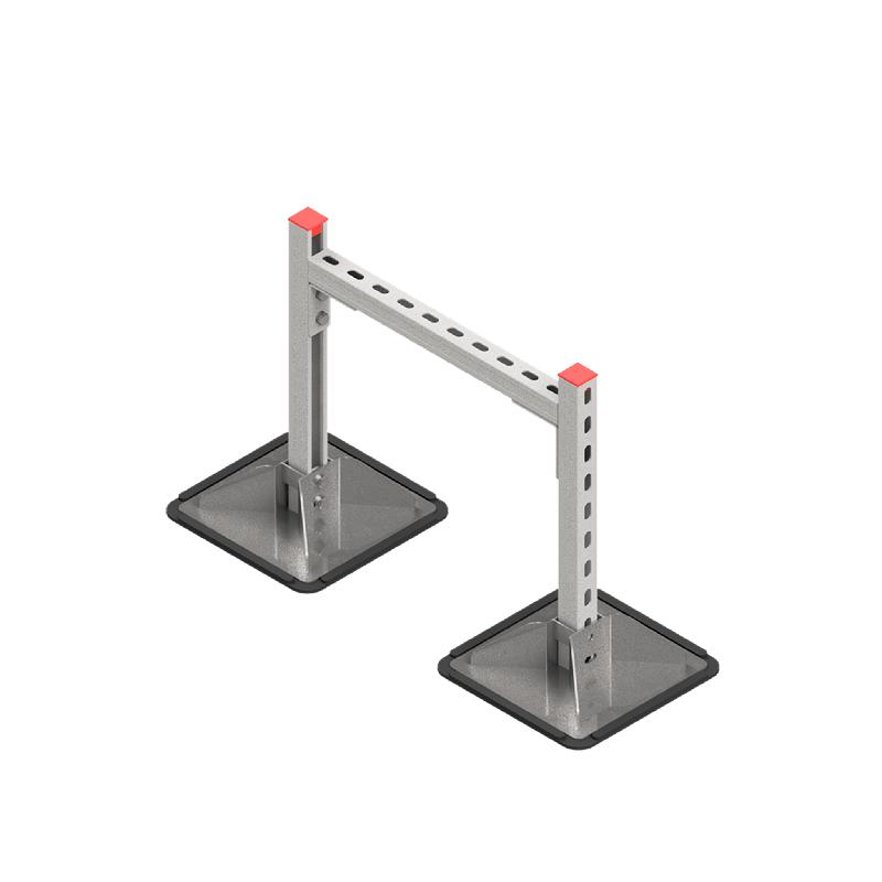 конструкция опорная для горизонт. прямоугол. воздуховодов и метал. лотков кабеленесущих систем technoraptor steelfoot 500х500 km-tr-stf-sshrad-500-500 км tr0165 от BTSprom.by