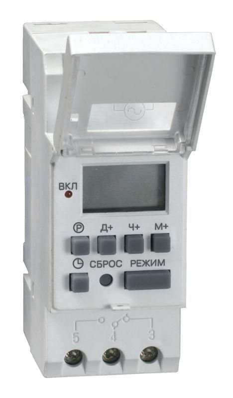 таймер цифровой тэ15 16а 230в на din-рейку karat iek mta10-16 от BTSprom.by